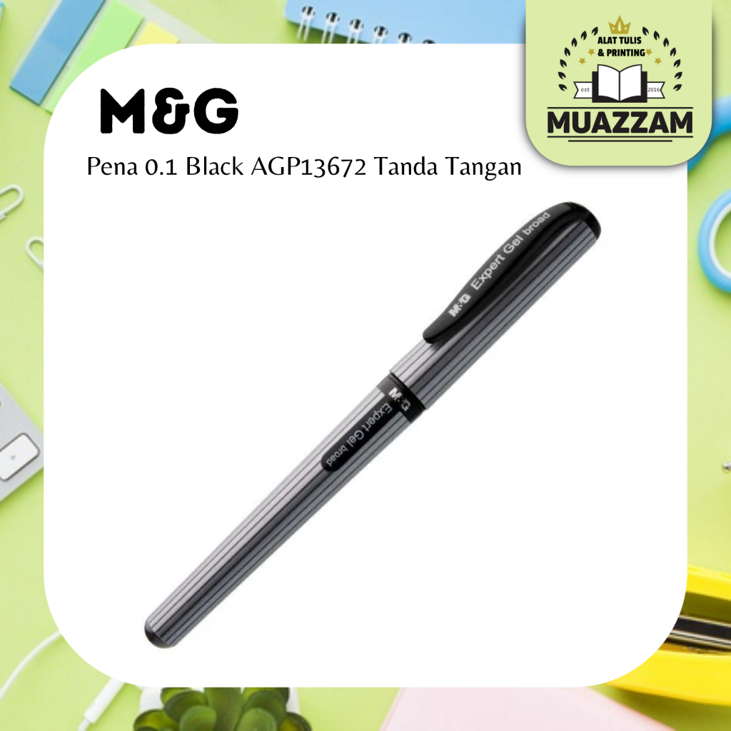 

M&G Pena 0.1 Black AGP13672 Tanda Tangan