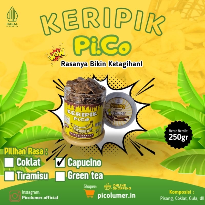 

Keripik Pisang Rasa Capucino Lumer
