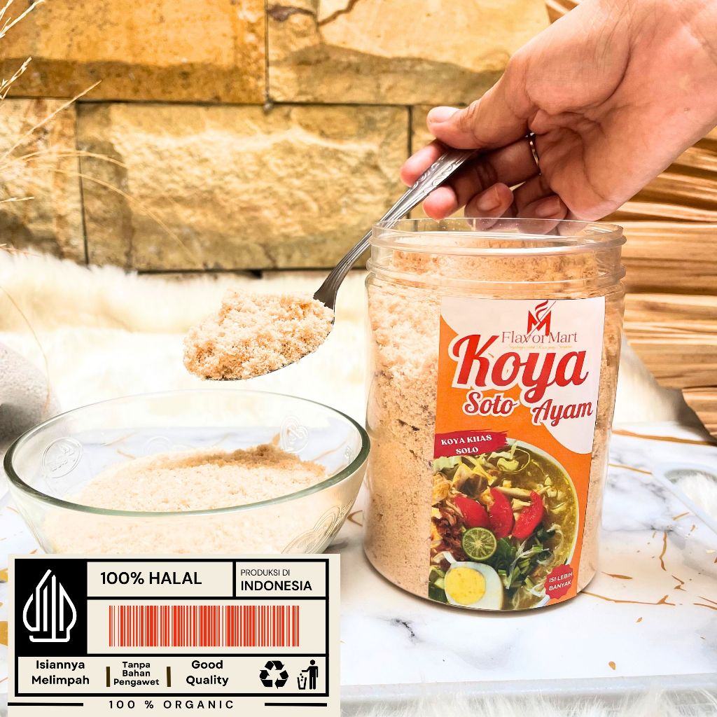 

Bny31 Bubuk Koya Soto Ayam Khas Solo - Penyedap Rasa Sedap Soto Gurih Sedap