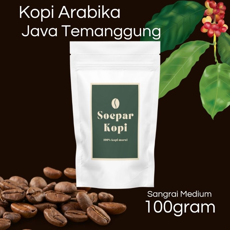 

Kopi Arabika Java Temanggung sangrai medium 100% kopi murni tanpa campuran