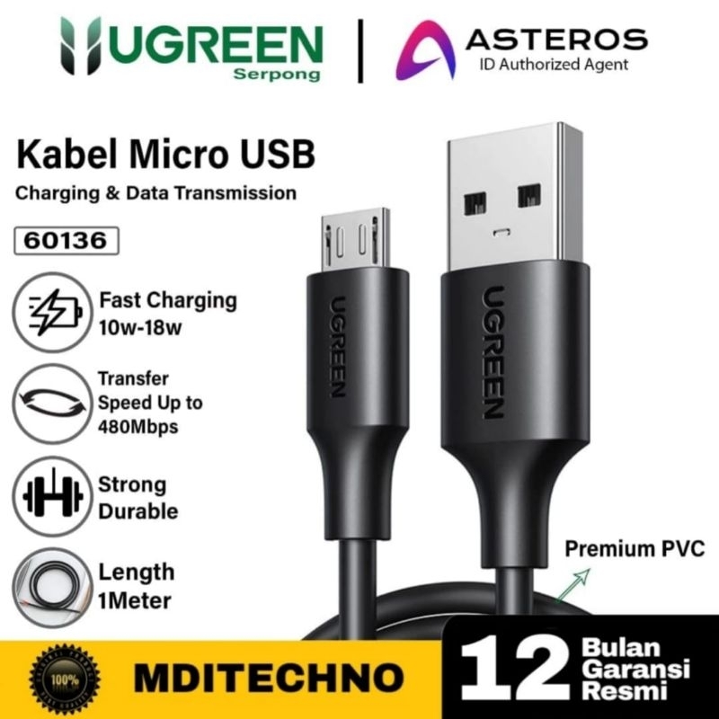 Ugreen Kabel Charger Micro USB Fast Charging