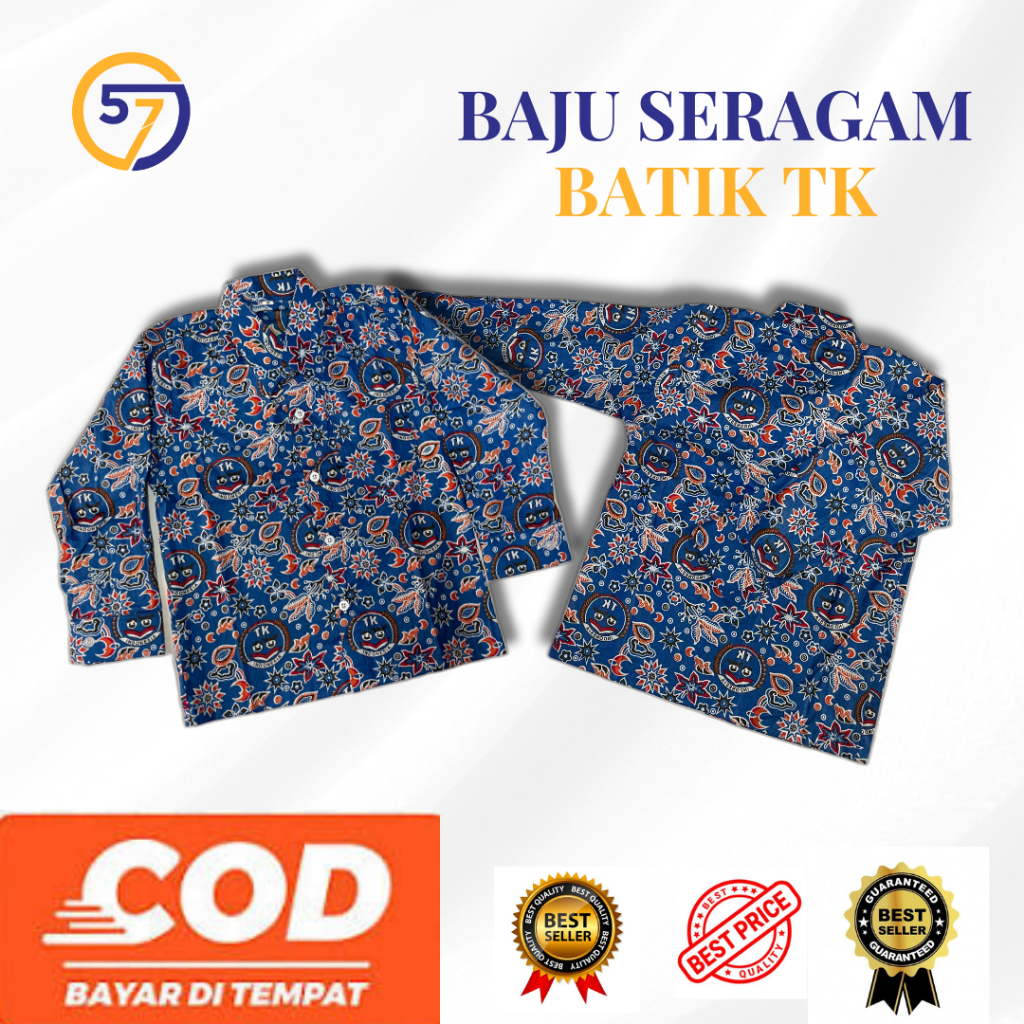 BAJU SERAGAM TK I SERAGAM BATIK BIRU TK I BAJU BATIK BIRU TK I SERAGAM TK I BAJU BATIK