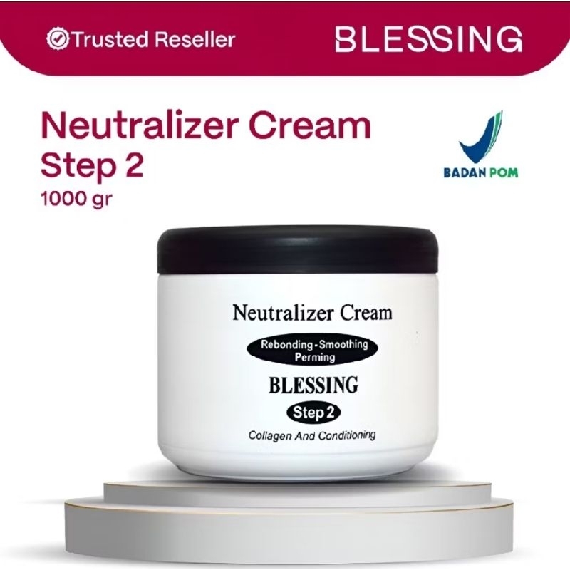 BLESSING OBAT SMOOTHING RAMBUT KRIBO ASLI /KRIBO BIASA/ STEP 1 /STEP 2 ORIGINAL PRODUK NETTO 1000 GR