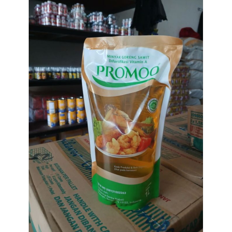 

MINYAK GORENG PROMOO 1 LITER MINYAK GORENG 1 KARTON