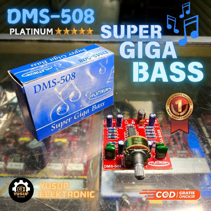KIT PENGUAT BASS / MEGA BASS / KIT SUPER GIGA BASS  DMS 508 PLATINUM