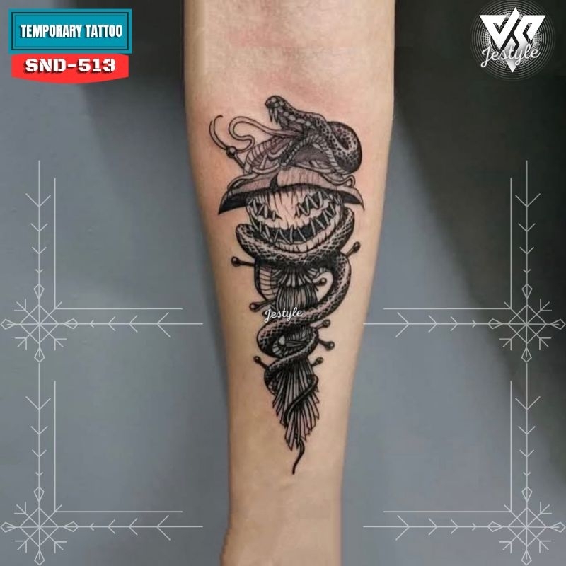 [SND-513] Tato Temporer Temporary Tattoo ular