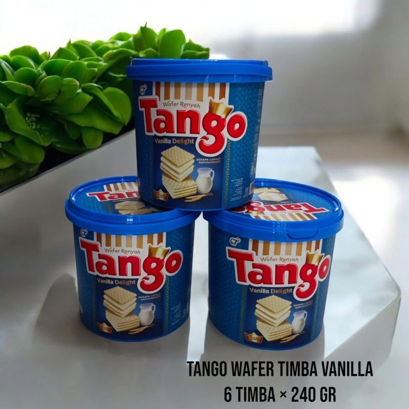 

Aneka Snack Cemilan Murah Wafer Tango Timba Rasa Chocolate Vanilla Delight Wafers 240gr