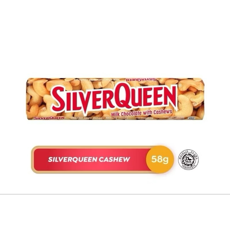 

Silverqueen Coklat Milk Cashew 55 Gram