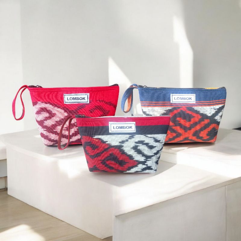 Dompet/Pouch Jumbo Tenun Lombok Etnik