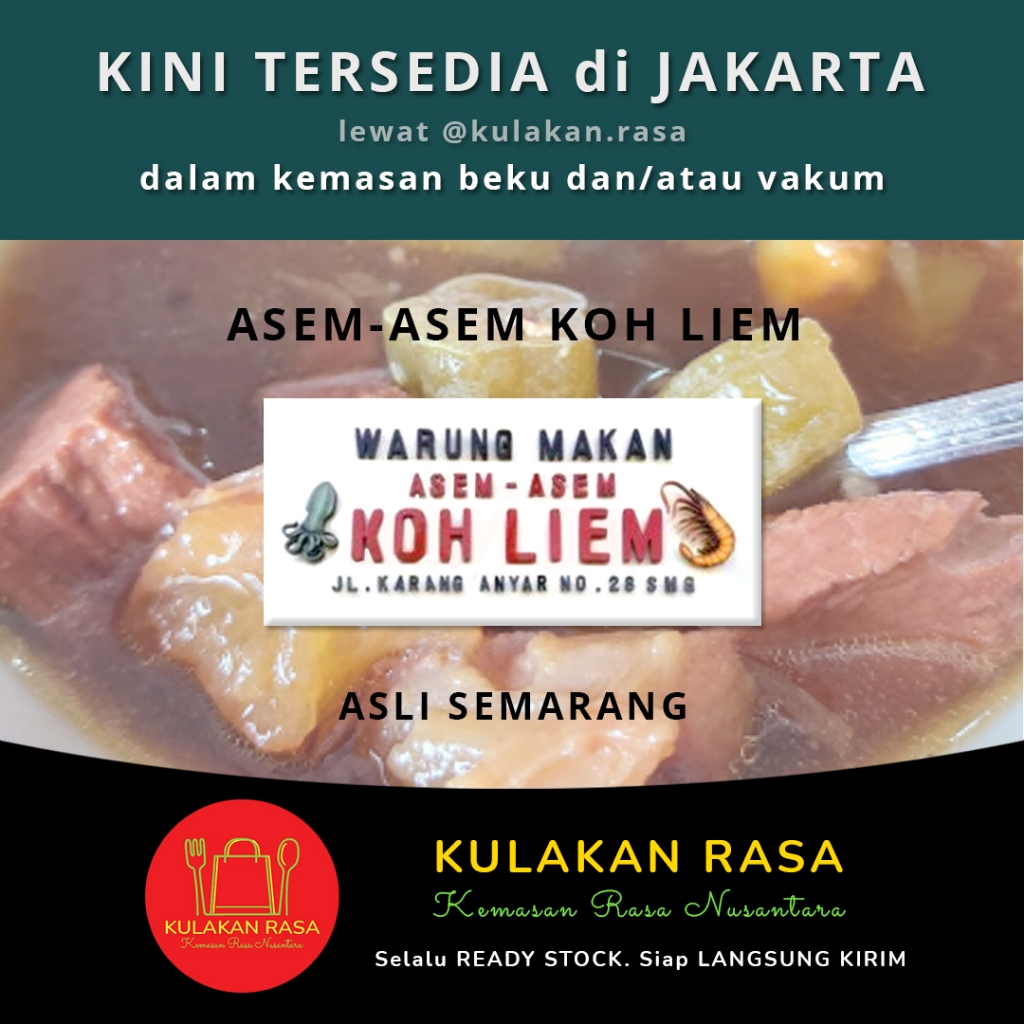 WARUNG MAKAN ASEM-ASEM KOH LIEM asli dari Semarang (asem-asem daging)