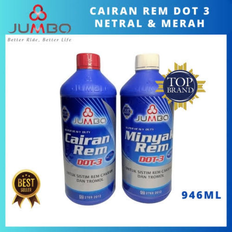 Minyak rem jumbo DOT-3 1liter