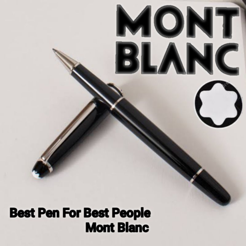 

Ballpoint Mewah Brand Monblang Meisterstuc Roller Ball Sign Pen Gratis Grafir Nama Dan Box Exlusive