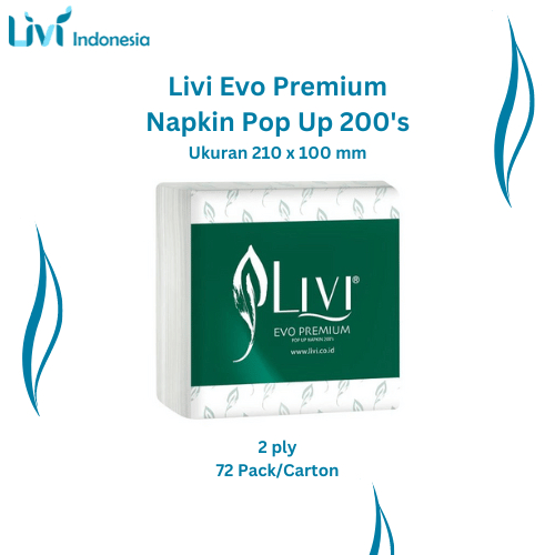 TISU LIVI POP UP 200"s - TISU MAKAN LIVI - PROMO TISU MURAH