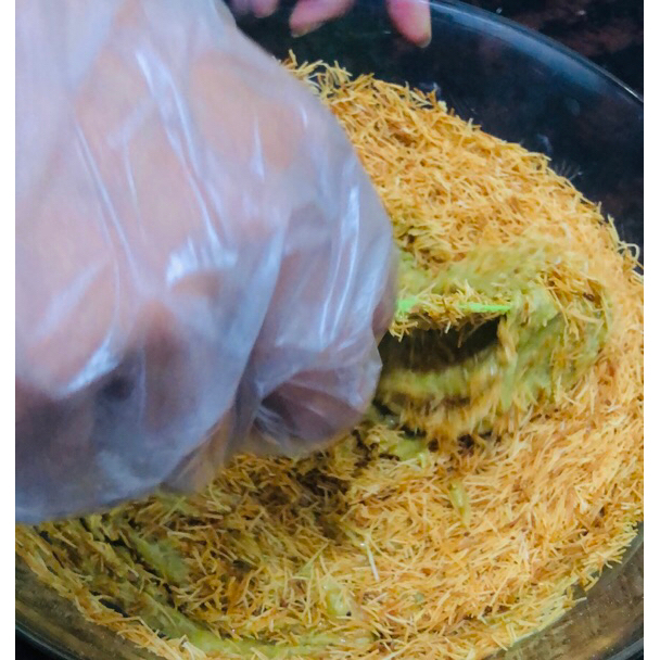 

RB22 Pistachio Spread + Kunafa, 100% pistachio asli dri Turki High Quality