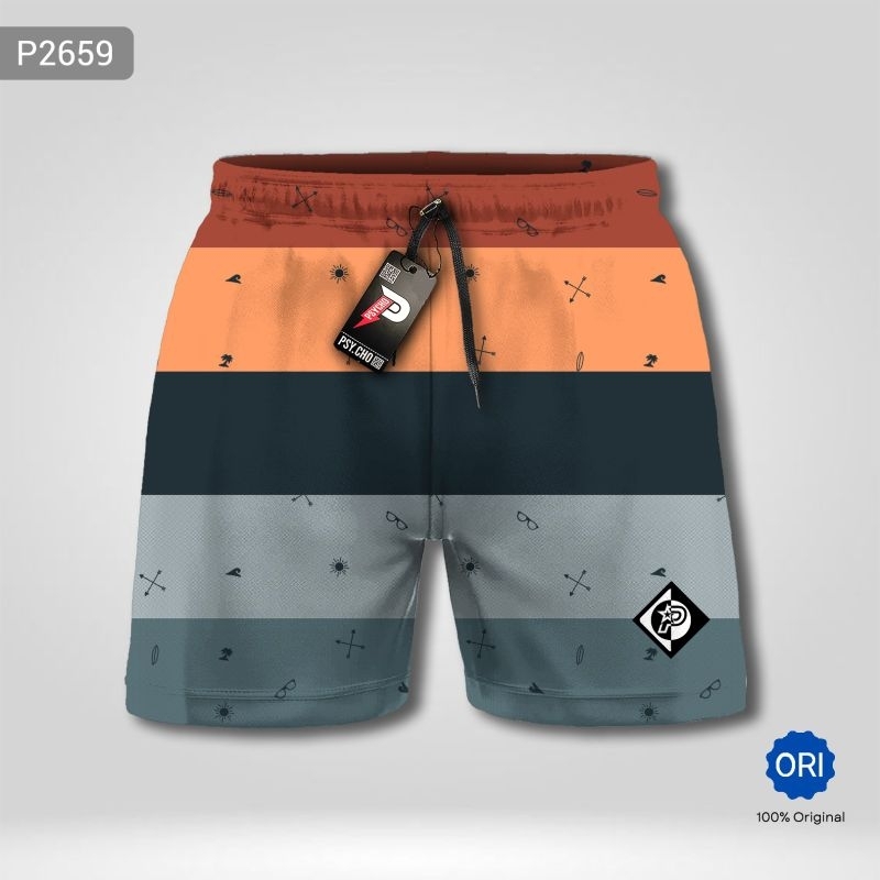 P2659 | KOLOR BOXER PRIA MOTIP KEREN BOXER CELANA PANTAI.