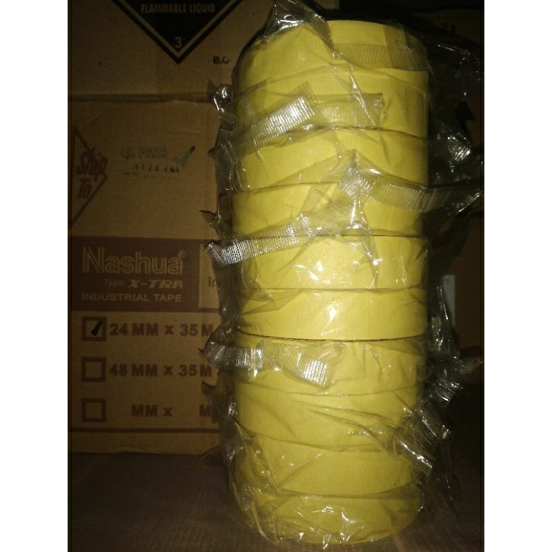 

isolasi kertas/masking tape Nashua 24mm x 35mtr paketan 10pcs