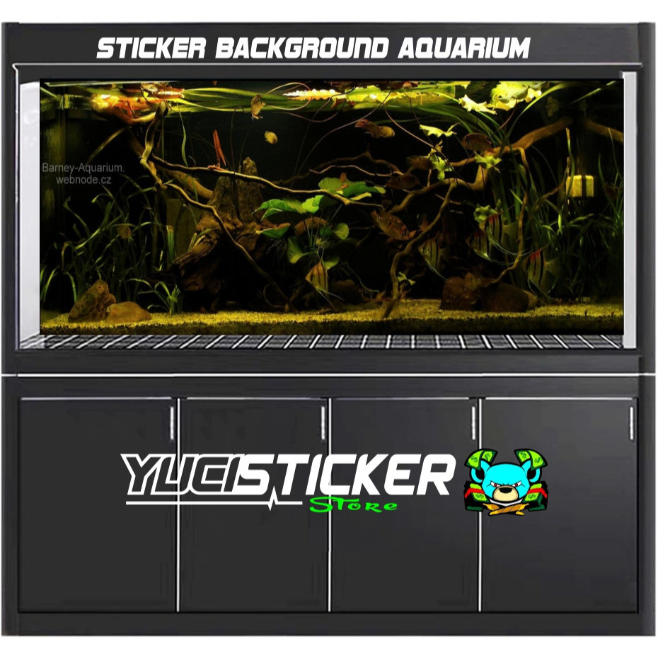 STICKER BACKGROUND AQUARIUM/ STICKER ALAS BACKGROUND AQUARIUM