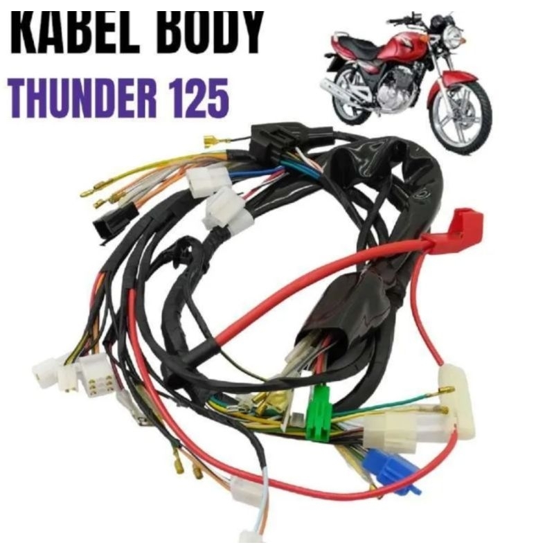 harness wiring kabel bodi body Suzuki Thunder 125 2008 ORI SGP
