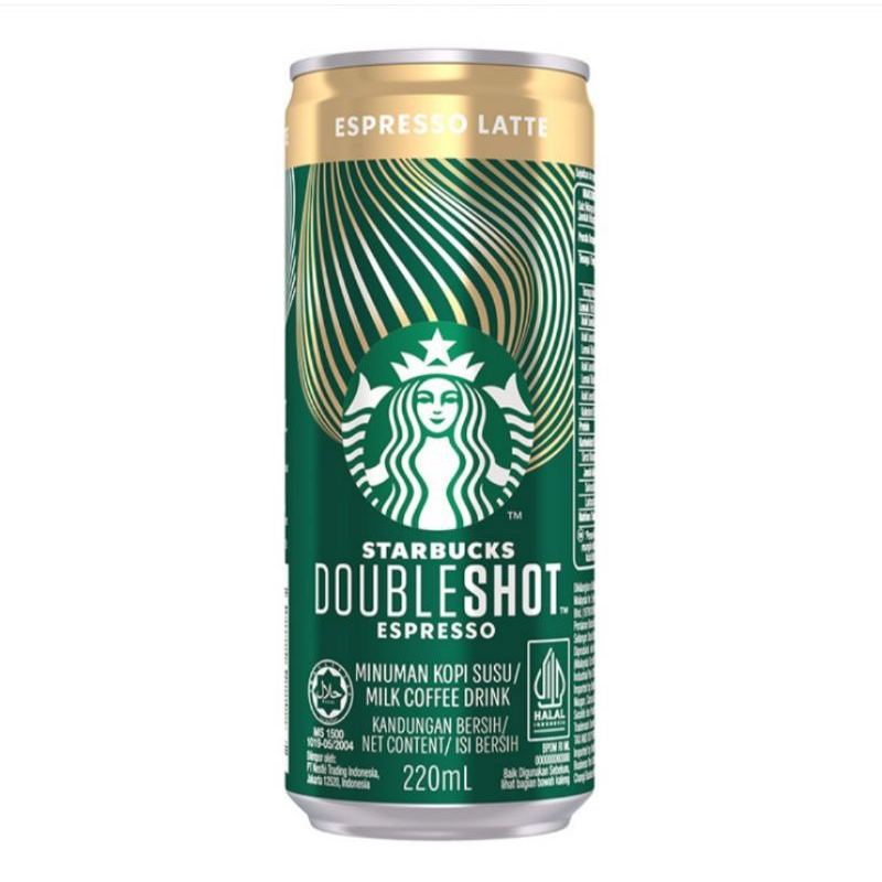 

Starbucks Doubleshot Espresso Latte Kopi Instan Kaleng 220 ml