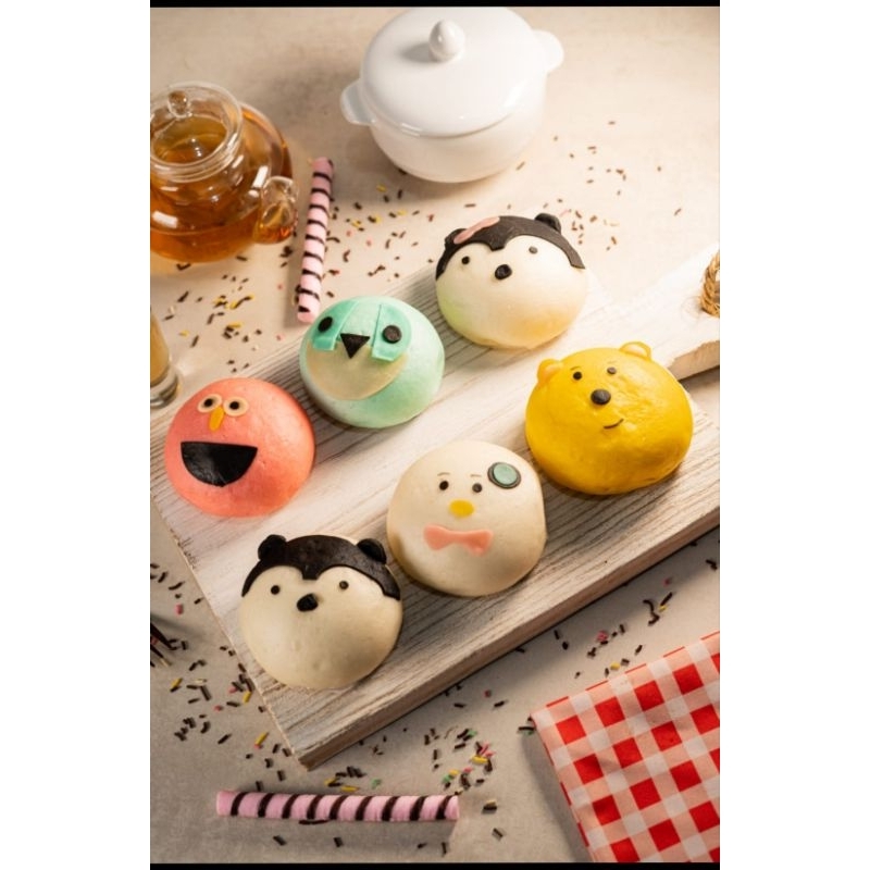 

bakpao karakter Frozen isi coklat/bekal anak