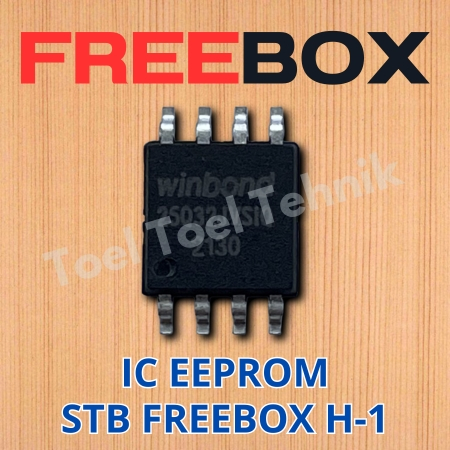 IC EEPROM STB FREEBOX H-1 / IC EPROM SET TOP BOX TV DIGITAL STB FREEBOX H1