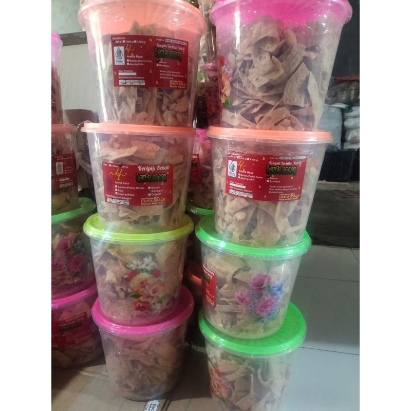 

Kripik kebab (toples) berat 645gram*