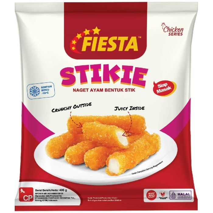 

fiesta stikie/naget ayam stik 400gr Termurah