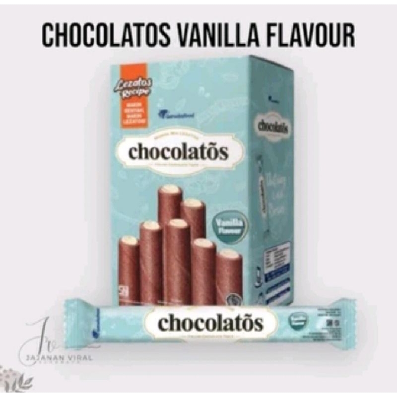 

CHOKOLATOS VANILLA FLAVOUR ( 1 box isi 24 pcs )
