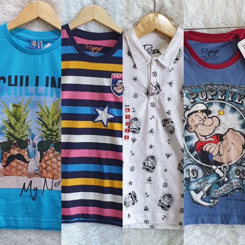 POPEYE Kaos Anak Laki-Laki