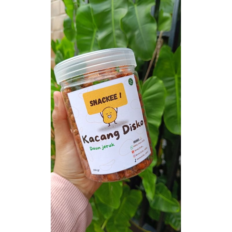 

Snackee! Kacang Disko Daun Jeruk 350gr harum beraroma (full kacang tidak kebanyakan tepung)