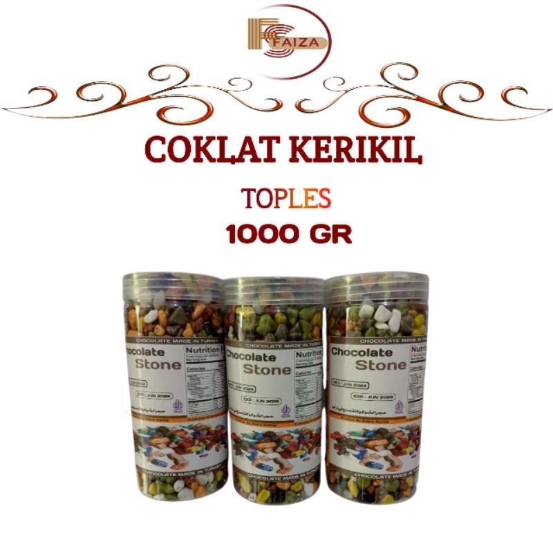 

Chocolate Stone 1 Kg Cokelat Batu Kerikil 100% Original Turki