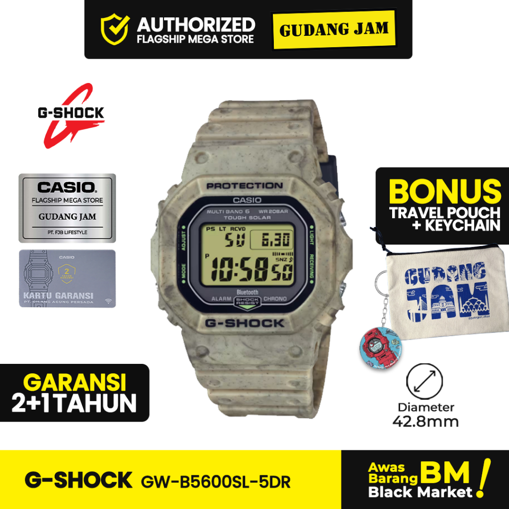 Jam Tangan G-Shock GW-B5600SL-5DR GW-B5600SL GW-B5600 GWB5600SL GW B5600SL