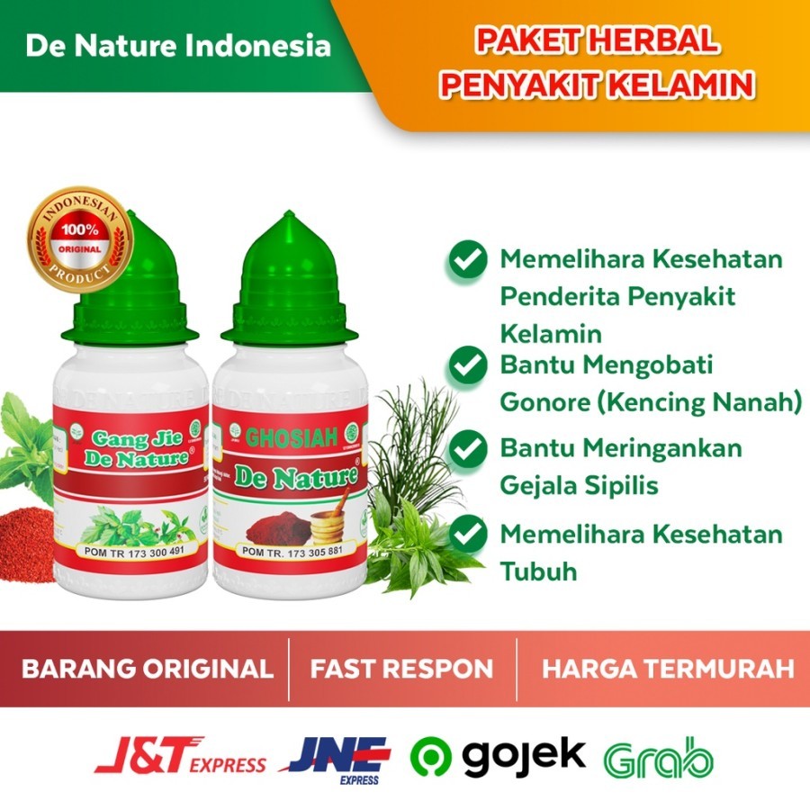 (BISA COD) OBAT SIPILIS KENCING NANAH KLAMIDIA AMPUH HERBAL GANG JIE GHOSIAH DE NATURE ASLI