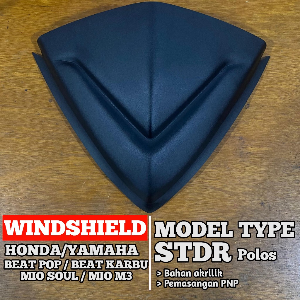 Visor Model Batman Beat/Mio Soul Windshield Mio Soul Beat Karbu Mio M3 Model Batman - Motorcycle