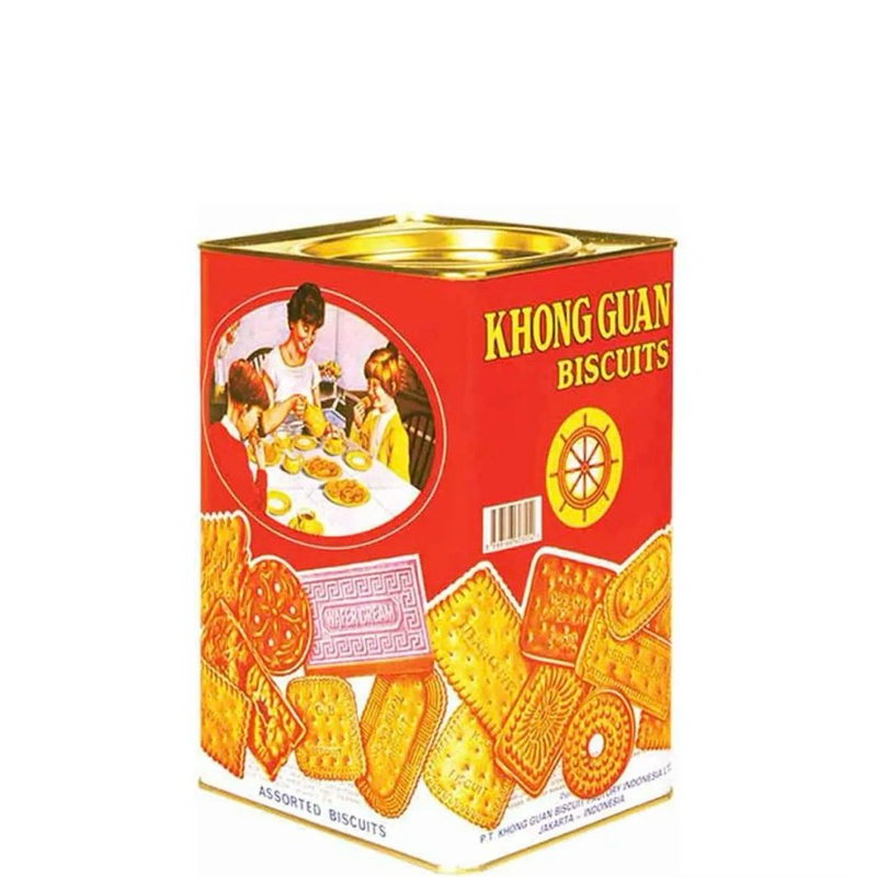 

KHONG GUAN Biscuit Assorted Merah 1,6 kg