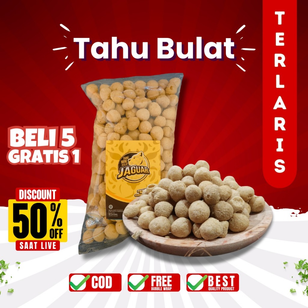 

Tahu Bulat Mini Kering 500gram / Keripik Tahu Pong Kering / Cuanki Lidah / Cuanki Tahu / Pilus Cikur