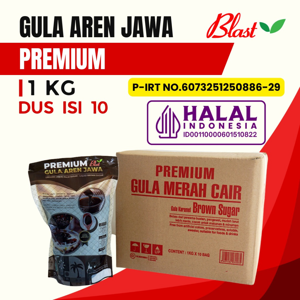 

Gula Aren Cair Premium / Gula Jawa Aren Cair 1 Dus isi 10 Pouch / Brown Sugar Liquid