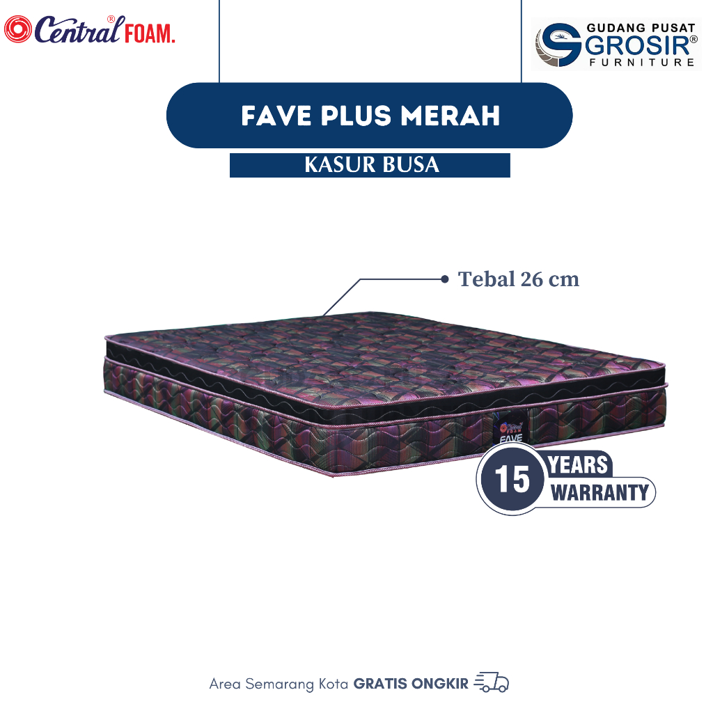 CENTRAL FOAM - Fave Plus - Kasur Busa