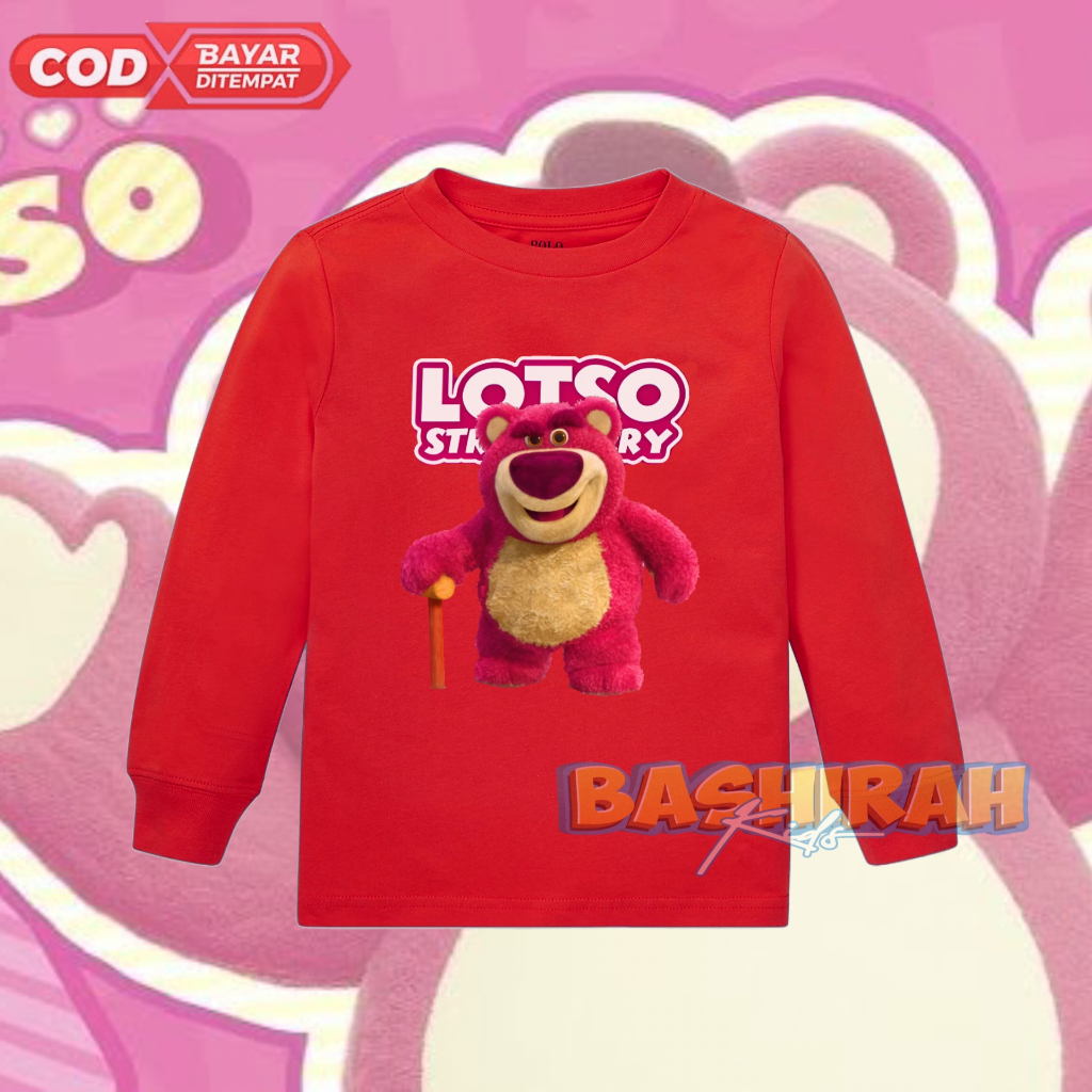 Kaos Anak Lotto Toy Story Lengan Panjang Baju Anak Lengan Panjang