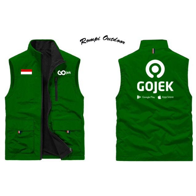 Rompi G-Ojek | Rompi Custom Ojol Gojek | Rompi Outdoor | Rompi Tactical | Rompi Ojek Driver Gojek | 