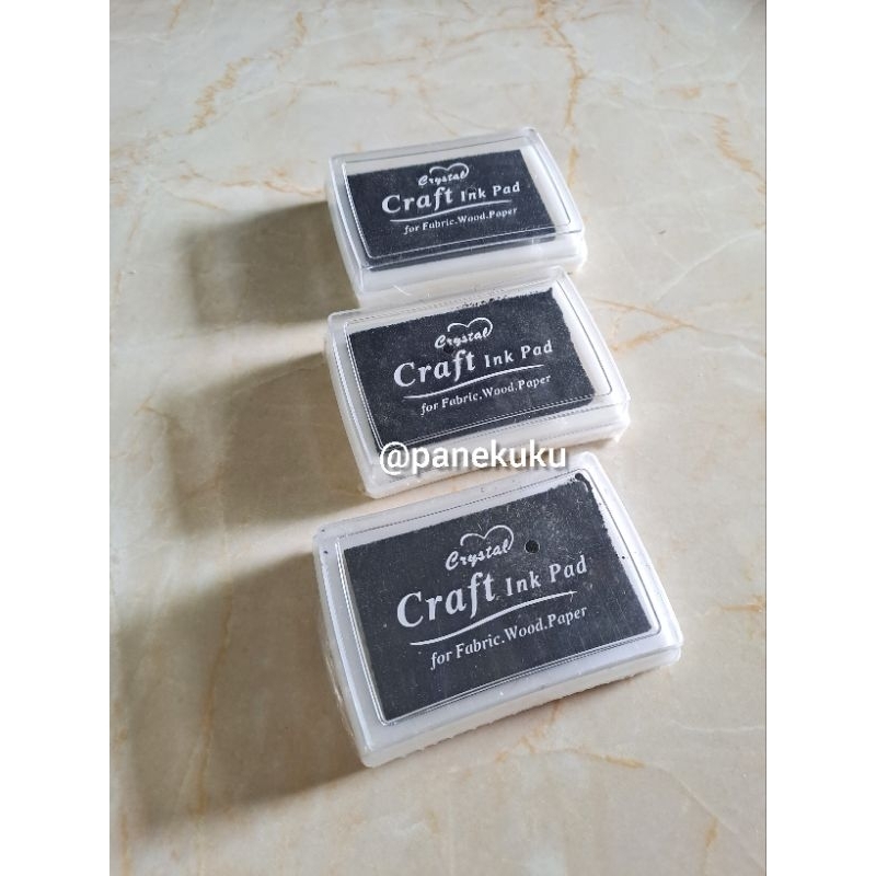 

COLOR INK PAD STAMP, Bantalan tinta stempel huruf warna hitam untuk kertas kayu fabric