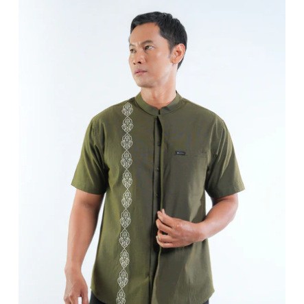 Elzatta Koko Pria Muslim Terbaru Koko Bordir Al - Khawarizmi