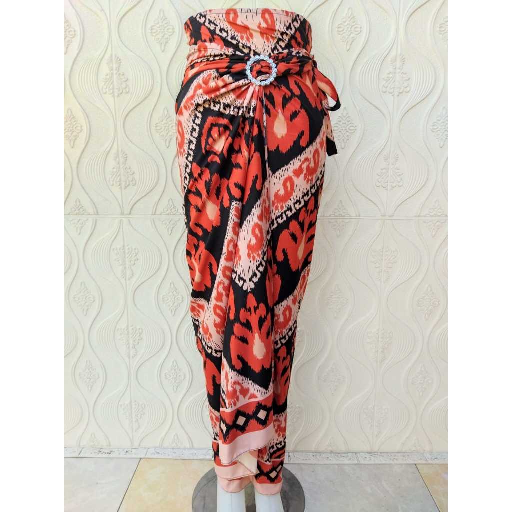 NEW DEALS Rok Lilit Batik Hitam Rok Lilit Bawahan Kebaya Rok Wisuda Motif Kain Lilit Jarik Rok