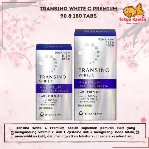 Transino White C Premium 90 & 180 Tabs