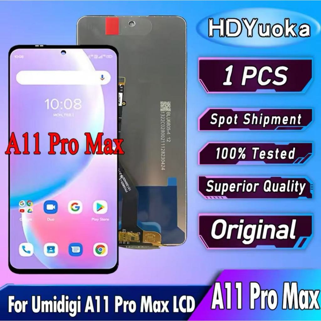 6.8" Original For UMIDIGI A11/A11S/A11 PRO Max LCD Display Touch Screen Assembly Replacement For Umi