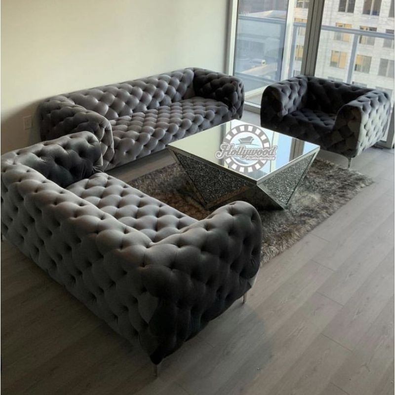 sofa Chester Field full set 321 sofa elegan mewah dan berkualitas