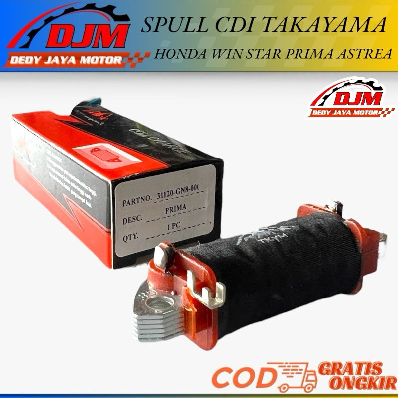 Spull CDI Honda Win Star Prima Astrea Original Takayama