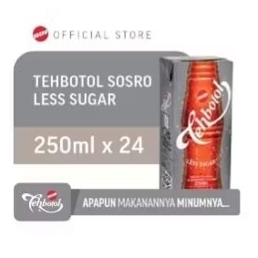 

Teh botol minuman kotak LESS SUGAR 250ml ( 1 dus 24 pcs )