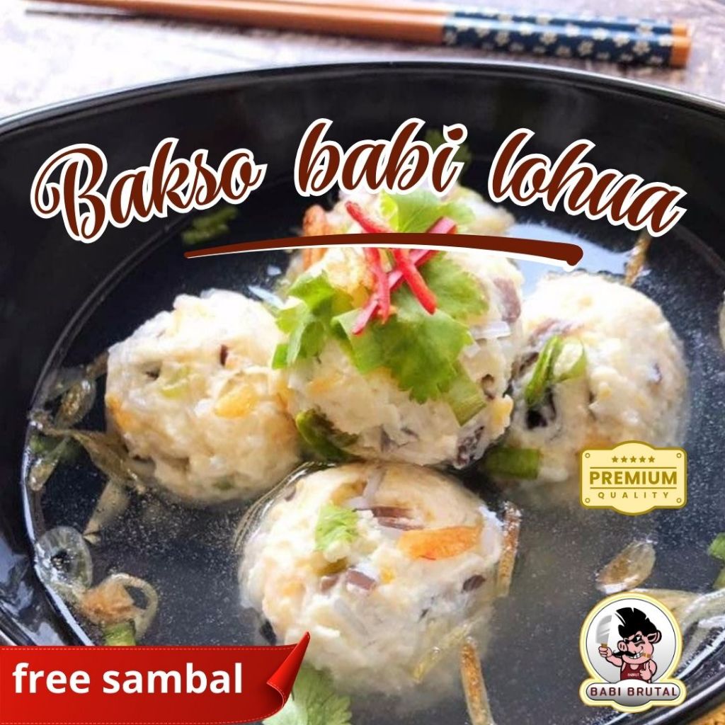 

Bakso babi lohua 250gr 12pc kuah bening