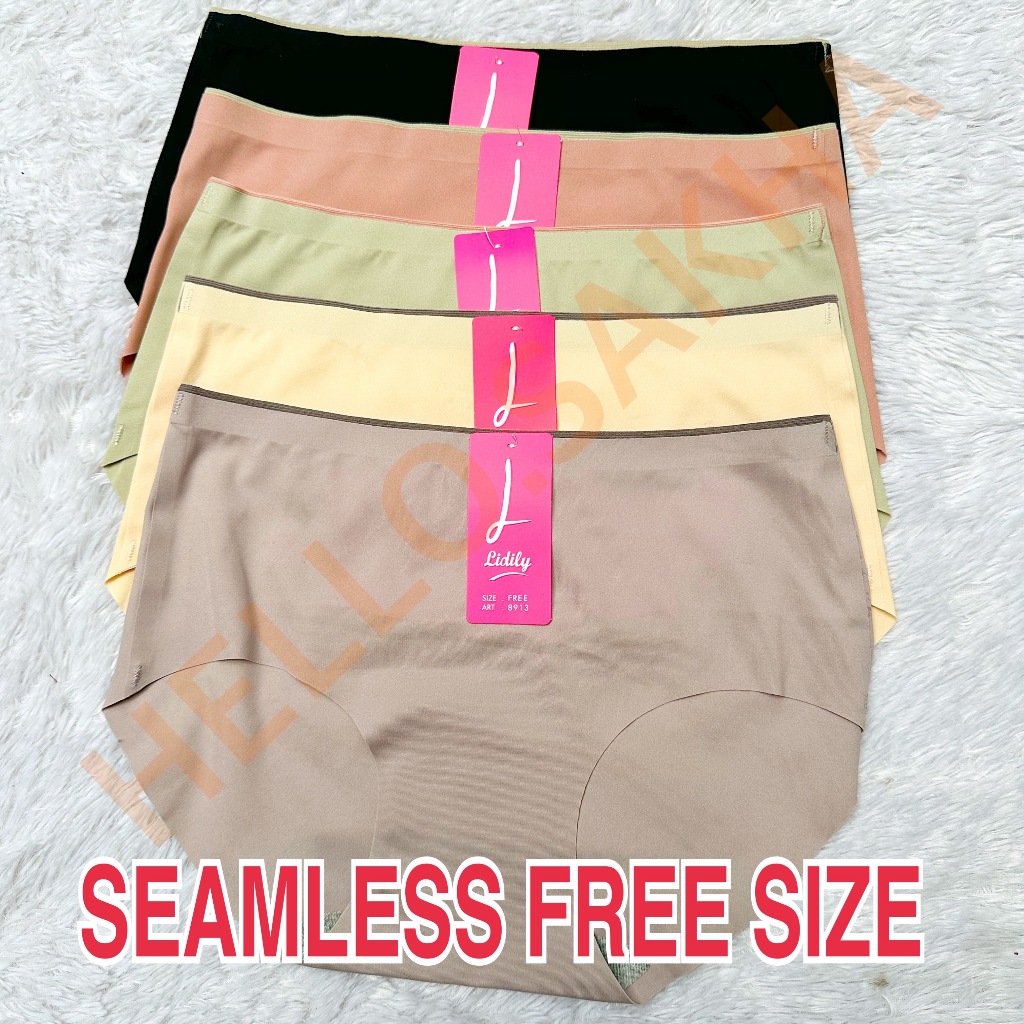 CD SEAMLESS WANITA MERK LIDILY CELANA DALAM CELDAM DALAMAN DALEMAN DD8913 LYDYLY TANPA JAHITAN